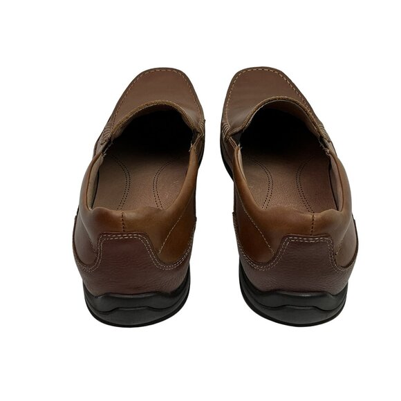 Vionic Leather Slip On Loafers Mens 10.5 Brown main image 10